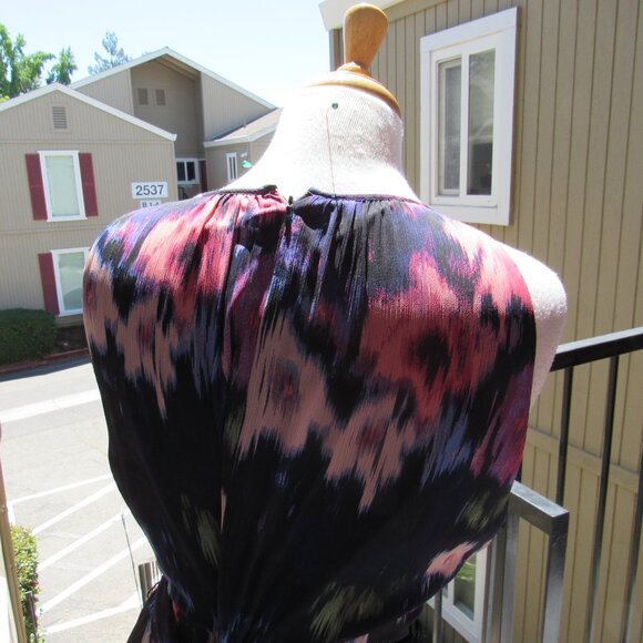 #363  NEW WOMEN'S CHIFFON STYLE SUMMER DRESS BY TAHARI  (SIZE 16) - Picture 5 of 5